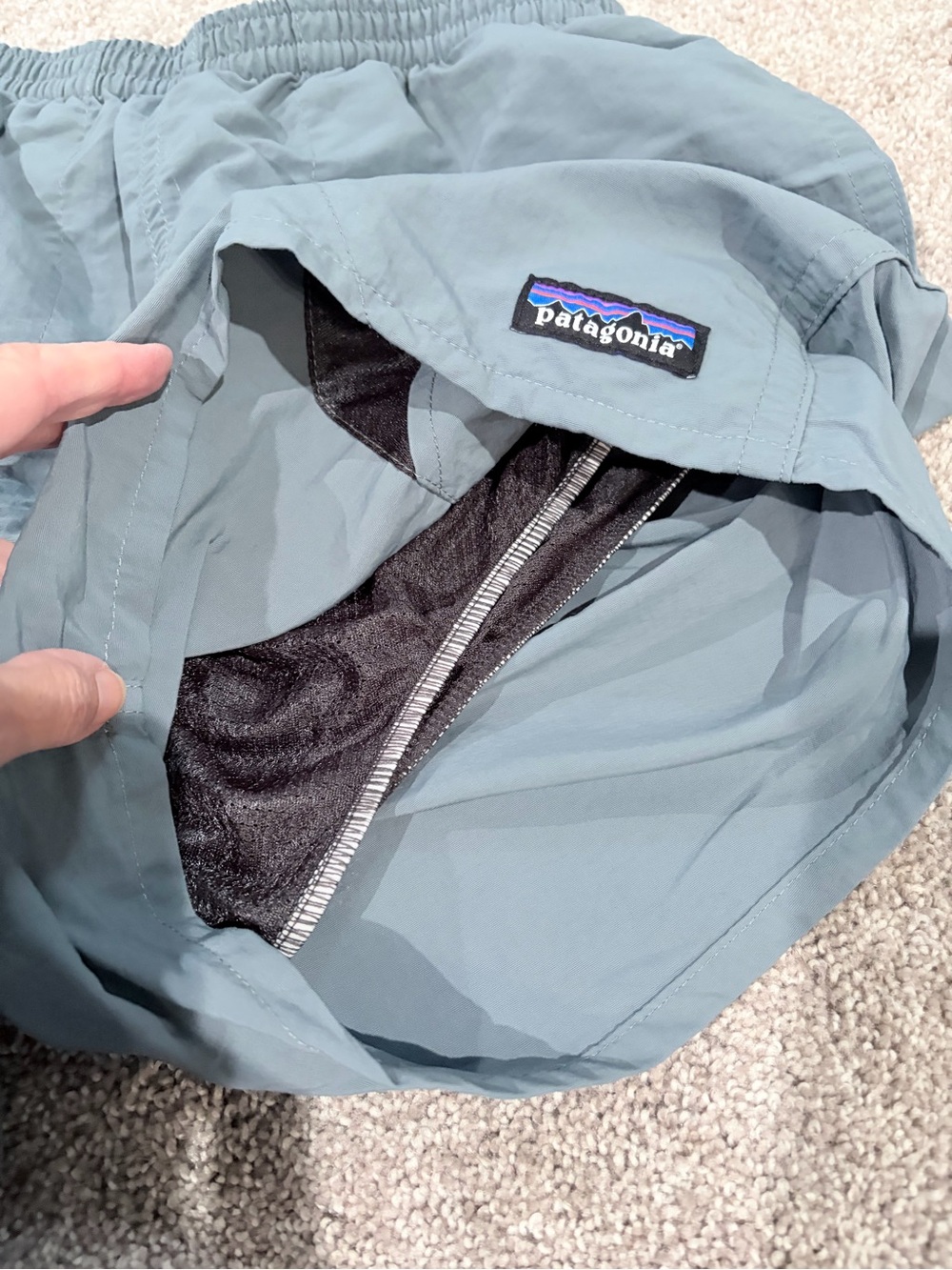 Patagonia Men's Swim Shorts - Muted Slate Blue-Green - Picture 5 of 7